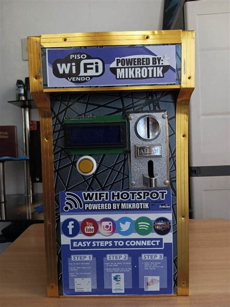 ULTIMATE PISO WIFI VENDING MACHINE .